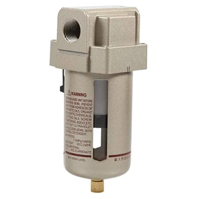 Image of Aramox 1/2&#039;&#039; Air Filter Compressor, Line Filter, Aluminum Alloy Water Moisture Trap Separator Regulator Accessories