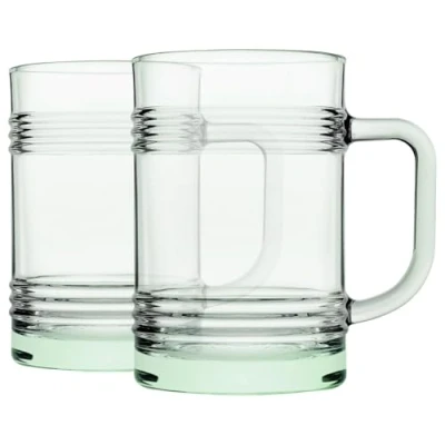 Image of 400ml Aware Tincan Recycled Glass Mugs Green By Pasabahce
