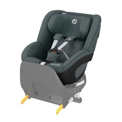 Image of Maxi Cosi Pearl 360 i Size, Baby Car Seat, 3 months 4 years (61 105 cm), Seat swivel, One Hand Rotation, ClimaFlow, Easy In Harness, G CELL Side Impact Protection, Authentic Graphite