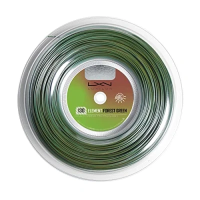 Image of Luxilon Element Tennis String, 200 m Roll, Forest Green, 1,30 mm,