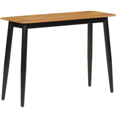 Image of vidaXL Console Table 110x40x76 cm Solid Wood Mango and Iron