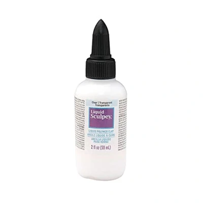 Image of Sculpey Polyform ALS BK02 Liquid Bakeable Clay Clear, 2 fl oz (59 mL)