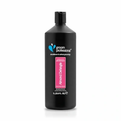 Image of GROOM PROFESSIONAL Almond Detangle Dog Shampoo Detangling for Dogs Smelly Makes Light Work of Knots and Tangles Great Matted &amp; Tangled Coats, 1 Litre