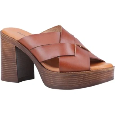 Image of Hush Puppies Women&#039;s Gigi Platform Sandal, Tan, 3 UK