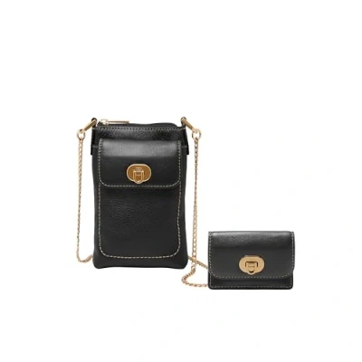 Image of Fossil Women&#039;s Harper Shoulder Bag, Black, Medium