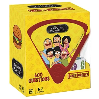 Image of USAopoly Trivial Pursuit Bob&#039;s Burgers Quickplay Edition Trivia Game