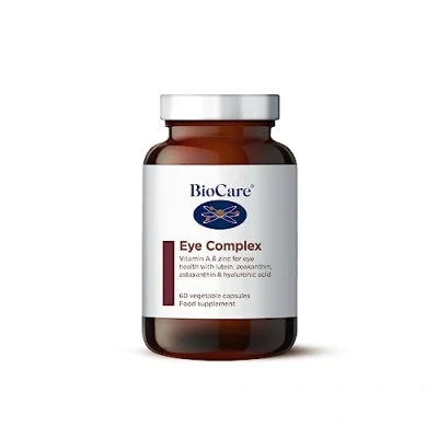 Image of BioCare Eye Complex with Vitamin A, Zinc &amp; Bilberry Extract 60 Capsules