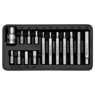 Image of Yato yt 0413 Screwdriver Set Bit/Hex/15pcs