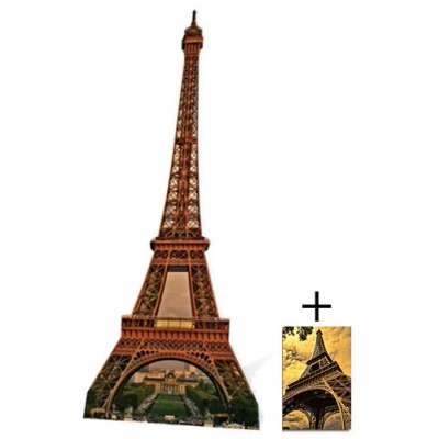 Image of Eiffel Tower Famous Landmark Lifesize Cardboard Cutout / Standee Standup Includes 8x10 (20x25cm) Star Photo