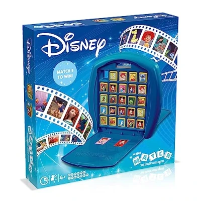 Image of Top Trumps Match Disney Classics Board Game, Play with your favourite characters including Nemo, Bambi, Snow White and Stitch, for ages 4 Plus