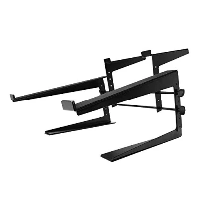 Image of Thor CS002 Controller DJ Laptop Stand Dual Support Heavy Duty Black Metal