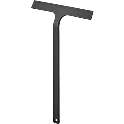 Image of Yamazaki 2006 TOWER Magnetic Wiper, Black, Silicone/Nylon/Magnet, Minimalist Design, 31 x 4.5 50 cm (LxWxH)