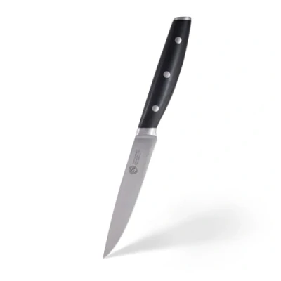 Image of MasterChef Kitchen Utility Knife with High Carbon Stainless Steel Blade and Triple Riveted Handles, Professional Chef for Precision Cooking at Home, Perfectly Balanced, Razor Sharp, 24cm (9.5&quot;)