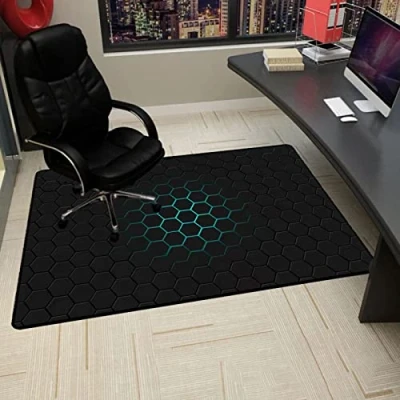 Image of ZQUAL Office Chair Mat,with Non Slip Studded Backing Pile Carpet Protector,Office Mat For Carpet,Office Floor Protector,Unrolled Suitable Low Floors 70x100CM