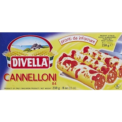Image of CANNELLONI DA 250 GRAMMI PRONTI INFORNARE DIVELLA (082683)