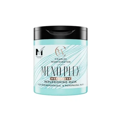 Image of Charles Worthington MenoPlex Menopause Replenishing Mask, Deep Conditioner for Dull Dry Hair, Moisturising Hair Mask Menopausal 150ml