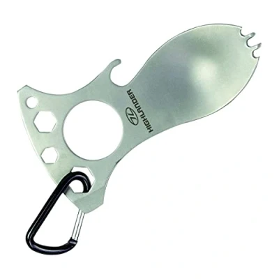 Image of Highlander Foon 5 In 1 Steel Multi Purpose Tool Spork Camping