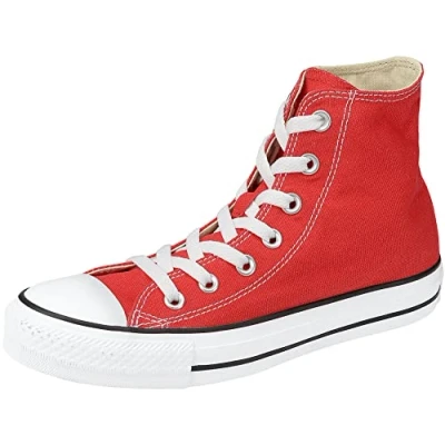 Image of Converse All Star Hi Red Canvas 3.5 UK