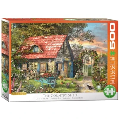 Image of Eurographics 6500 0971 The Country Shed by Dominic Davison 300 Piece Puzzle, various, 48 x 68 cm