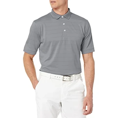 Image of Callaway Men&#039;s Golf Short Sleeve Pique Open Mesh Polo Shirt, Quiet Shade, 4X Large