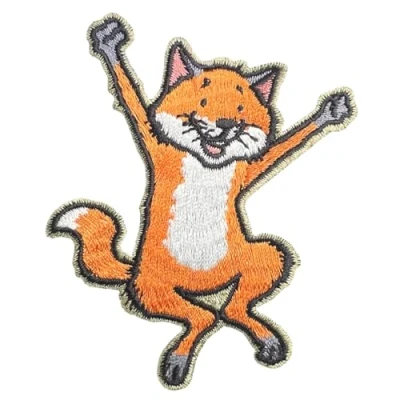 Image of Pawprint Family Fox Character Sew on Patch Percy The Park Keeper Official Merchandise