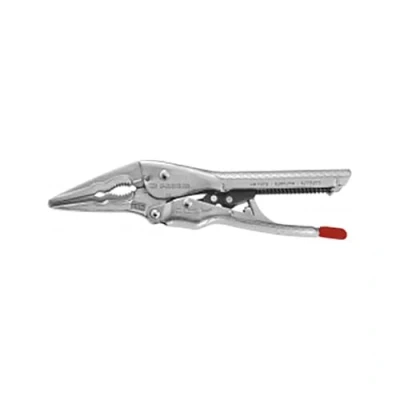Image of Facom 582.7 Long Nose Automatic Lock Grip Self Locking Plier, 175mm