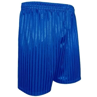 Image of BRAND KRUZE Unisex Kids School PE Shorts Uniform Boys Girls Gym Football Sports Stripe Pull Up Adjustable Drawstring 3 13 Years Royal 11 12