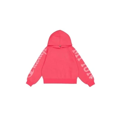 Image of Champion Girl&#039;s Legacy Graphic Shop G (405022) Ultra Light Soft Compact Powerblend Fleece Hooded Sweatshirt, Purple (VS036), 15 16 Years
