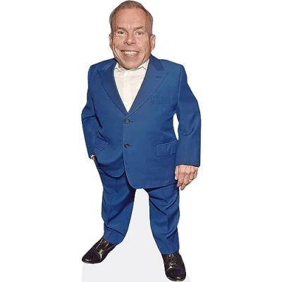 Image of Warwick Davis (Blue Suit) Mini Size Cutout