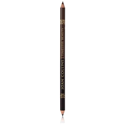 Image of Joan Collins Timeless Beauty Contour Eyebrow Pencil Duo, Black/Dark Brown 1.56 g