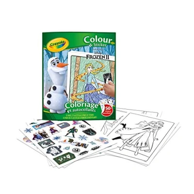Image of Frozen 2 Colour &amp; Sticker Book