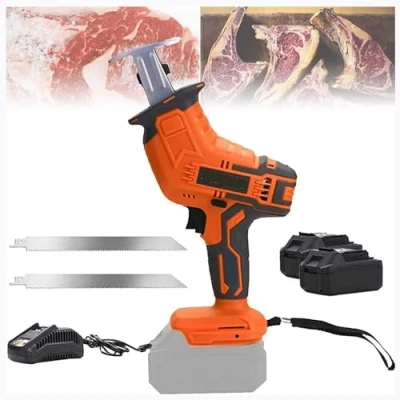 Image of Cordless Bone Saw Machine,Professional Meat Machine,Electric Butchers Saw, Electric for Commercial Home, Multifunctional Machine Frozen Pork Fish Ribs