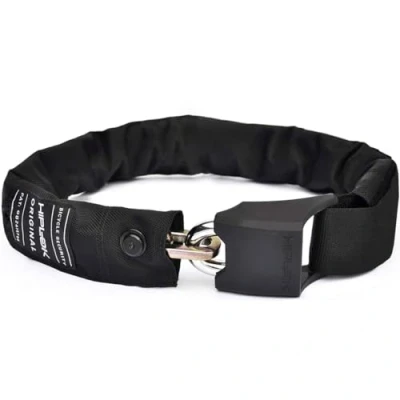 Image of HipLok V1.5 Wearable Chain Lock Silver Sold Secure