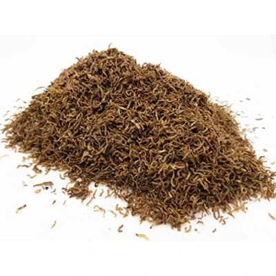 Image of HERONS Freeze Dried Bloodworm Larvae CICHLID DISCUS GOLDFISH BETTA KOI tropical fish food High protein, natural for all (100 gram)