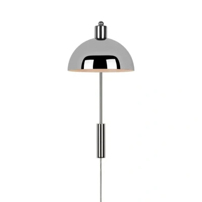 Image of Nordlux Ellen 20 wall light with a cable + plug, chrome