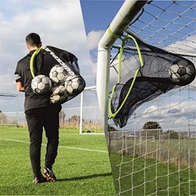 Image of QUICKPLAY Target Sax 2in1 Football Net and Ball Bag Multi Sport Equipment
