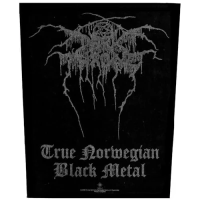 Image of Darkthrone Backpatch Norweigan (in 23,5 cm x 20 cm)