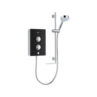 Image of Mira Showers Decor 9.5KW Black Onyx Single Outlet Electric Shower 1.1894.005