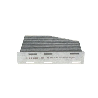 Image of CFPVW6 Pollen Filter BOSCH 1 987 432 397 Activated Carbon 287mm 211mm 34mm VOLKSWAGEN: Passat B7 Saloon, CADDY 4 Kombi, Kasten