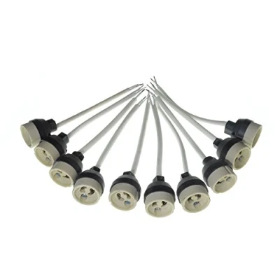 Image of 10x GU10 Lamp Holder Light Fitting Parts Ceramic Bases Connector Socket for LED Bulbs Halogen 10 Pack