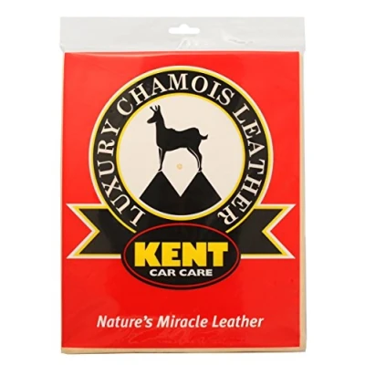 Image of Kent Car Care Genuine Chamois Leather in Polybag 3 Sq Ft