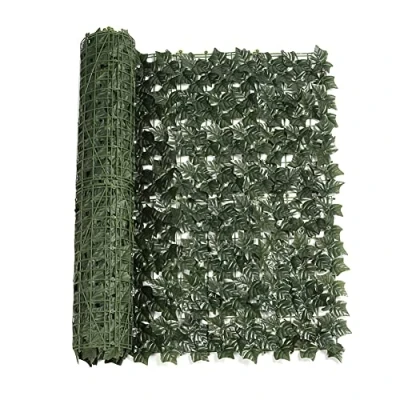 Image of Artificial Hedge Screening,50x300cm,Outdoor Garden Privacy Screen,Artificial Ivy Leaf Fence Screening Roll,UV Fade Protected,Garden for Hedging Wall Landscaping