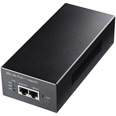 Image of Cudy POE400 90W Gigabit Ultra PoE++ Injector Adapter, IEEE 802.3bt /at/af Compliant, 1000Mbps Shielded RJ45, Plug &amp; Play, Metal Housing