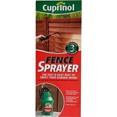 Image of Fence Sprayer Quick And Easy To Use Pump up For Garden Wood Cuprinol