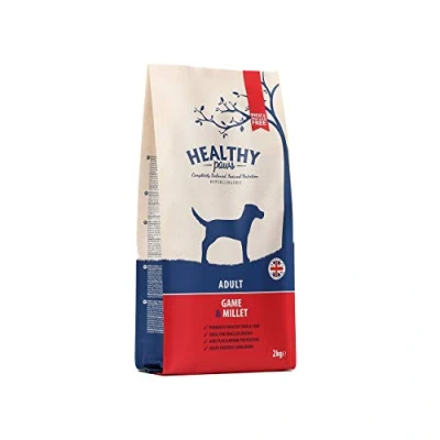Image of Healthy Paws Premium Dry Dog Food Hypoallergenic Gluten Free Natural Ingredients Game &amp; Millet Complete Nutrition for Adult Small Breeds 2Kg