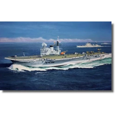 Image of Airfix Vintage Classics Set A04201V HMS Victorious Plastic Model Ship Kits for Adults &amp; Children 8+, Includes 94 Pieces 1:600 Scale
