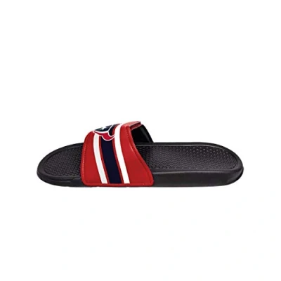 Image of FOCO NFL Houston Texans Mens Legacy Velcro Sport Slide Team Color, Large