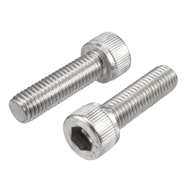 Image of sourcingmap M10x35mm 304 Stainless Steel Left Hand Thread Hex Socket Head Cap Screw Bolt 2pcs