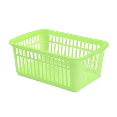 Image of Whitefurze Handy Basket, Plastic, Lime Green, 45 cm