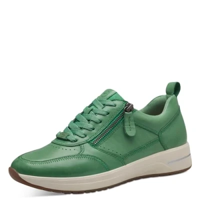 Image of TAMARIS Women&#039;s 8 83701 42 Sneaker, Green, 4 UK